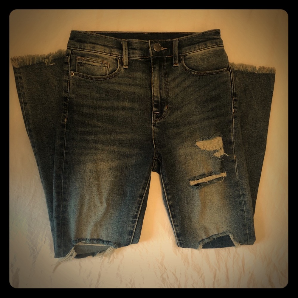 BDG | Crop Twig High Rise